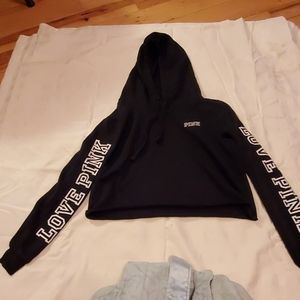 Pink half sweatshirt